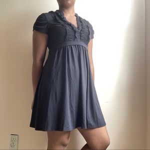 🍂BLACK RUFFLED DRESS🍂